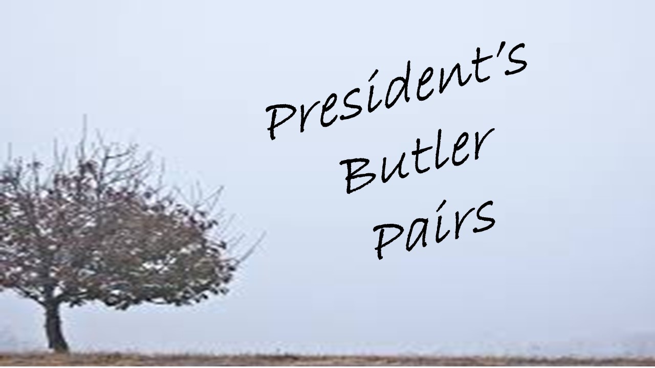 Presidents Butler Pairs